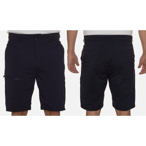Reel Life Flat Front Stretch Water Resistant Shorts Anthracite Men's Size Medium - Picture 1 of 13